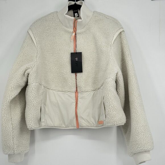 Bad Birdie Women’s The Cozy Jacket - White Onyx Size Large Nwt - Picture 1 of 10